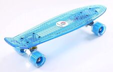 Skate azul com rodas de iluminação LED para crianças iniciantes comprar usado  Enviando para Brazil