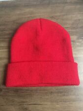 Red beanie hat for sale  BICESTER