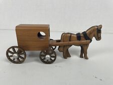 Cavalo e buggy Amish de madeira feitos à mão nos EUA M-M 1994 comprar usado  Enviando para Brazil