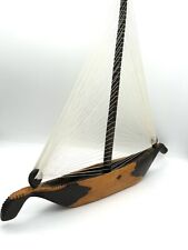 Vintage Hand Craved Wooden Boat for sale  Shipping to South Africa