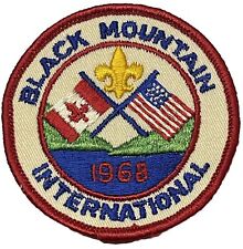 Canadá Black Mountain Patch 1968 International Boy Scout Estados Unidos insignia BSA segunda mano  Embacar hacia Mexico