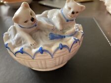 Vintage kittens basket for sale  YORK