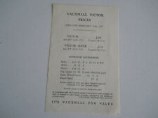 Vauxhall victor series for sale  WHITLAND
