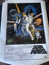 Usado, 1994 Star Wars pôster filme assinado 41x27” laminado  comprar usado  Enviando para Brazil