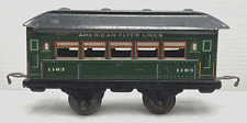 AMERICAN FLYER PREWAR O-G 1103 FOUR WHEEL VERSION TINPLATE GREEN PASSENGER COACH for sale  Shipping to South Africa