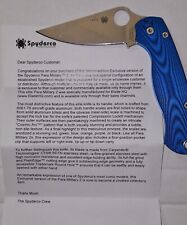 Spyderco paramilitary bhq for sale  Rogers