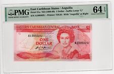 Caribe Oriental 1988 $1 21u PMG 64 EPQ #52-35 segunda mano  Embacar hacia Mexico