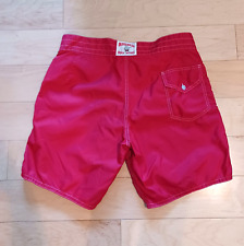 Birdwell Beach Britches Men's Red 311 Board Shorts Swim Wear Surfing 36" x 8.5" for sale  Shipping to South Africa