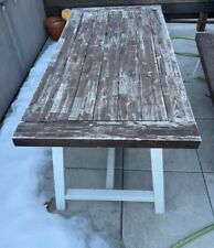 wood metal table outdoor for sale  Brooklyn