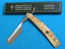 Casi nuevo cuchillo de afeitar recto heinr boker tree marca 7/8" madera barberos de colección segunda mano  Embacar hacia Argentina