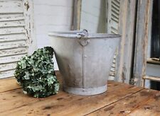 Vintage galvanised bucket for sale  LEICESTER