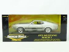 Escala 1:18 RC Ertl American Muscle #36673 diecast 1973 Mustang Mach I - plateado segunda mano  Embacar hacia Argentina