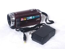 Videocámara digital HD JVC EVERIO GZ-E200RU roja oscura con adaptador de CA y estuche [FUNCIONA] segunda mano  Embacar hacia Argentina