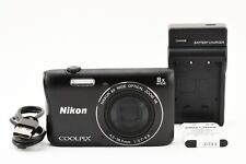 Juego de cargador de batería para cámara compacta negra Nikon COOLPIX S3700 20,1 MP 8x Japón segunda mano  Embacar hacia Argentina