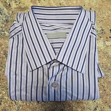 Stefano Ricci Men’s Light Purple/Striped Long Sleeve  Button Up Shirt 42/16.5-L, used for sale  Shipping to South Africa