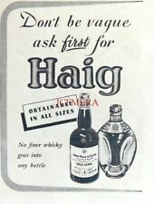 HAIG 'Gold Label' uísque escocês bebidas vintage anúncio pequeno 1951 impressão 670/178 comprar usado  Enviando para Brazil