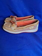 Sapato Feminino Sperry Top-Sider 9266032 Angelfish Tan Coral Barco Tamanho 9M comprar usado  Enviando para Brazil