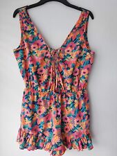 Flower print playsuit for sale  CHATHAM