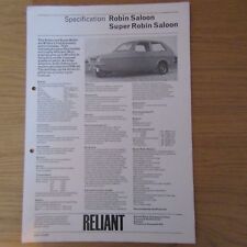 Reliant motor company for sale  UK