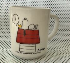 Vintage snoopy mug for sale  PEACEHAVEN