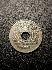 1922 Netherlands East Indies 5 Cents coin - VF - Scarce - #E175 comprar usado  Enviando para Brazil