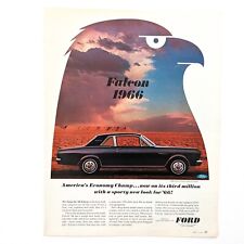 Ford Falcon 1966 Silhouette Vintage Car Print Ad 1965 comprar usado  Enviando para Brazil