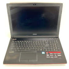 Used, Broken MSI GE 62 6QD Apache GE62 6QD 15.6" i7-6700HQ 2.6GHz 16GB RAM 1TB HDD for sale  Shipping to South Africa