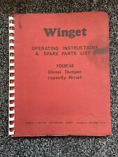 Winget model four for sale  ABERTILLERY
