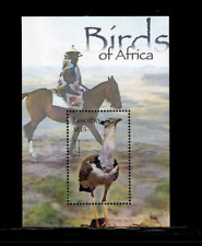 Lesoto 2004 - Pájaros caballos - Hoja de estampillas de recuerdo - Scott #1349 - MNH segunda mano  Embacar hacia Argentina