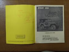 Catalogue jeep willis d'occasion  Sagy
