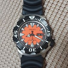 Seiko SRP315 Orange Black Monster relógio automático Prospex Diver’s 200m .15 comprar usado  Enviando para Brazil