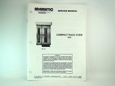 Used, Hobart Adamatic Compact Gas Rack Ovens Service Manual CRO 1X1 for sale  Shipping to South Africa