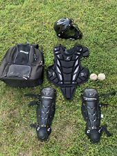 Protetor de peito Wilson Marucci Champ Catchers Gear idade 6-9 caneleiras de beisebol, usado comprar usado  Enviando para Brazil