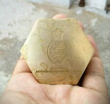 Peso de papel medalha apresentado pelo 1º Lorde do Mar Almirante Sir Nigel Essenhigh Kcb Adc comprar usado  Enviando para Brazil