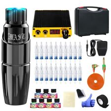 Kit completo de máquina de bolígrafo giratorio para tatuajes Dragonhawk mástil tour tintas de fuente de alimentación segunda mano  Embacar hacia Mexico