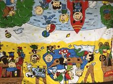 Usado, HOJA PLANA VINTAGE Snoopy Peanuts Charlie Brown TALLA DOBLE Space Western Pirata segunda mano  Embacar hacia Argentina