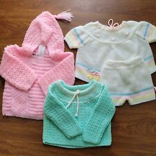Lote de 3 roupas suéteres para bebês meninas de 0 a 3 meses comprar usado  Enviando para Brazil