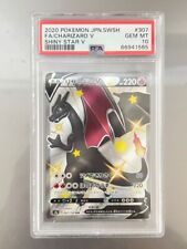 Usado, Tarjeta de Pokémon PSA 10 Charizard V SSR 307/190 Estrella Brillante V Joya Japonesa Como Nueva segunda mano  Embacar hacia Mexico
