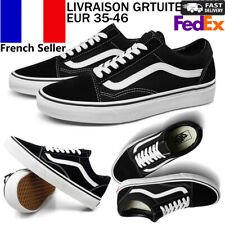 VAN Old Skool Chaussures De Skate Noir Toutes Les Taille Classique Baskets De d'occasion  Expédié en France