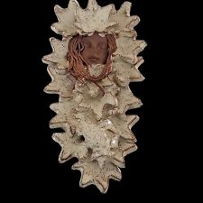 Decoración de 6 pulgadas para dormir cara hembra hojas de cerámica decoración de otoño segunda mano  Embacar hacia Argentina