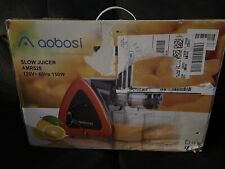 Máquina espremedor de mastigação lenta Aobosi, extrator espremedor de prensa fria sem BPA, usado comprar usado  Enviando para Brazil