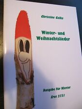 Weihnachtsliede klavier winter gebraucht kaufen  Bad Gandersheim