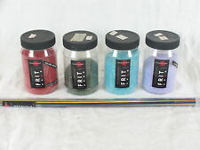 Bullseye GLASS Mixed Stringer 8418 & 4 Colors Jars Frit Medium Kiln Fusing for sale  Kensington