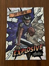 Zay Flowers 2023 Absolute Explosive #42 Case Hit Rookie Card Ravens Rare 🔥 for sale  Shipping to South Africa