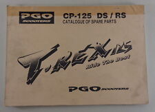 Parts catalogue pgo d'occasion  Expédié en Belgium