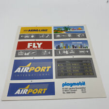 Playmobil airport sticker for sale  Belle Mead