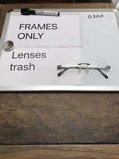 Used, PRADA Eyeglasses Frames VPR52F 5AV-101 52-17-135 Silver/Black Rimless G200 for sale  San Bernardino