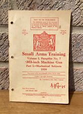 small arms training for sale  UK