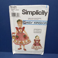Vestido infantil SIMPLICITY 9165 Daisy Kingdom + vestido de boneca tamanho AA 3,4,5,6 SEM CORTES comprar usado  Enviando para Brazil