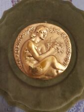 Scultura medaglia bronzo usato  Brescia